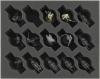 FSFR060BO 60 mm (2.4 inches) foam tray with 15 slots for Cavalry or Weapon Teams - full-size