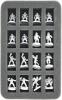 HS035BB01 35 mm (1.38 Inch) half-size foam tray for 16 Blood Bowl miniatures