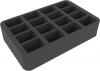 HS060BF05BO 60 mm (2.4 inches) half-size Figure Foam Tray with 16 slots