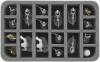 HS060IA05 60 mm (2.4 inches) half-size foam tray with 18 slots for Star Wars Imperial Assault Miniatures
