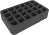 HS060LE02 60 mm (2.4 inches) half-size foam tray with 24 compartments for Lego Dimensions Characters