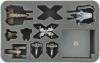 HSBV040BO foam tray for X-Wing StarViper, M3-A Interceptor, IG-2000, Z-95 und Y-Wing
