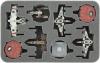 HSGA035BO foam tray for Star Wars X-WING 4 x ARC-170 or K-Wing and accessories