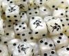 Facehammer Dice White Pearl