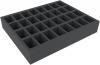 FSMEDS050BO 50 mm Full-Size foam tray with 32 compartments