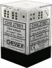 12mm d6 Dice Block: Frosted� Clear/black