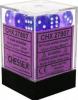 12mm d6 Dice Block: Borealis� Purple/white