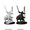 Orc on Dire Wolf: Pathfinder Battles Deep Cuts Unpainted Miniatures (W7)