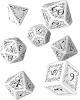 Q-Workshop Elvish White & Black Dice Set