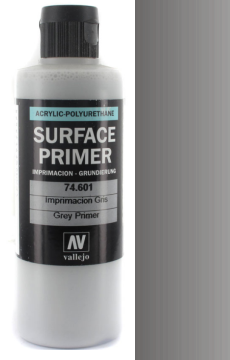  Vallejo Grey Primer Acrylic Polyurethane, 200ml : Arts