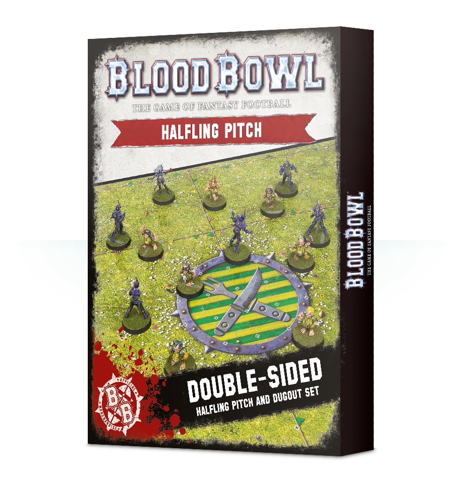 Blood Bowl: Halfling Team Pitch & Dugouts