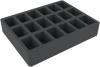 CRMEMG050BO GWB-Size foam tray with 18 compartments