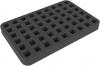 HS025WH14 25 mm (1 inches) half-size foam tray 54 square cut-outs for Warhammer