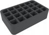 HSCS070BO 70 mm Half-Size foam tray with 24 compartments