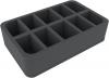 HS070WH18 (2.75 inches) half-size Figure Foam Tray with 10 slots for Warhammer