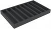 DS050A001 Foam inlay H0-gauge horizontal 8 slots for model railway locomotives, wagons and vehicles