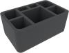 HS110A001 foam tray for Chaos Space Marines - Venomcrawler + 6 compartments