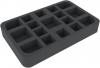 HSMEDM050BO foam tray with 17 compartments