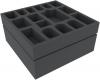 Feldherr foam tray set for Krosmaster Arena and expansion Frigost board game boxes