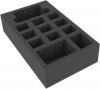 BBGS055BO 238 mm x 140 mm x 55 mm foam tray for board game boxes