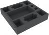 ASJA050BO 247 mm x 247 mm x 50 mm foam tray for board game boxes