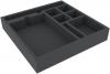 AFMEQS050BO 285 MM X 285 MM X 50 MM FOAM TRAY FOR BOARD GAMES  8 COMPARTMENTS