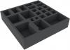 AFMECF060BO 285 mm x 285 mm x 60 mm foam tray for board game boxes