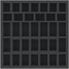 AFMEDY40BO 285 mm x 285 mm x 40 mm foam tray with 34 compartments for board game boxes