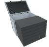 ED 64/42 HG Eurocontainer Case / Euro Box 600 x 400 x 435 mm inclusive pick and pluck foam 2