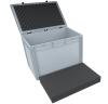 ED 64/42 HG Eurocontainer Case / Euro Box 600 x 400 x 435 mm inclusive pick and pluck foam 7
