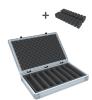 Euro Box / Container Case for model railway locomotives, wagons and vehicles lying - 8 slots for H0 scale