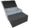 ED 64/32 1G Eurocontainer Case / Euro Box with handle 600 x 400 x 335 mm inclusive pick and pluck foam 3