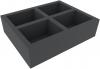 FS060A004 Feldherr foam tray for Adeptus Custodes - 4 compartments