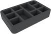 HSMEFF050BO 50 mm foam tray with 10 compartments