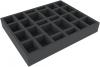 FSJQ050BO 50 mm (2 inches) full-size Figure Foam Tray with 26 slots