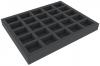 FSLQ035BO 35 mm Full-Size foam tray with 25 compartments