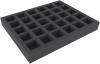 FSMEOV040BO 40 mm Full-Size foam tray with 30 compartments
