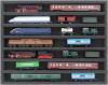 Feldherr Storage Box FSLB040 for model railway locomotives, wagons and vehicles lying - 7 slots for N scale