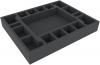 FSMEQV050BO 50 mm Full-Size foam tray with 17 compartments