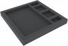 AFHW030BO 285 mm x 285 mm x 30 mm foam tray for board game boxes (5 slots)
