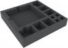 AFJB050BO 285 mm x 285 mm x 50 mm (2 inches) foam tray for board game boxes