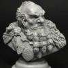 Dwarf Lord Bust - total height 95mm
