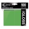 Eclipse PRO Gloss Standard Sleeves: Lime Green (100)