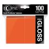 Eclipse PRO Gloss Standard Sleeves: Pumpkin Orange (100)