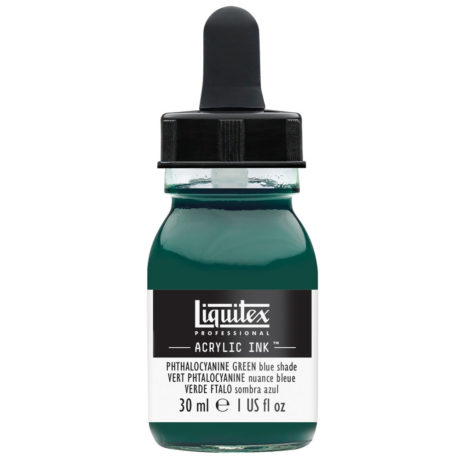 Liquitex Pro Acrylic Ink 30ml - Phthalo Green Blue Shade