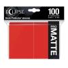 Eclipse Matte Standard Sleeves: Apple Red (100)