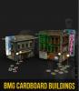 Batman Miniature Game Cardboard Buildings