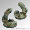 Ancient Ruins 60 mm round fly base #2