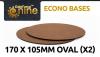 GF9 Econo Bases 170x105mm Oval (x2)
