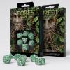 Forest White & Green Tundra Dice Set (7)